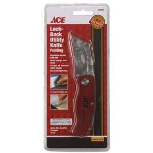 Great Neck 02512113 Ace Folding Lock back Utility Knife 