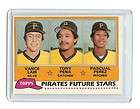 TONY PENA VANCE LAW & PASCUAL PEREZ 1981 TOPPS ROOKIE C