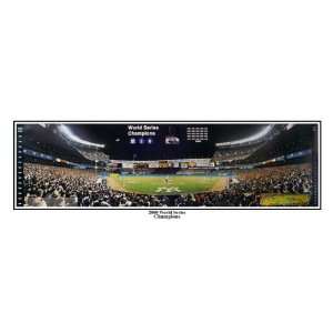   Yankees 2000 World Series Champions Unframed Panoramic by Rob Arra