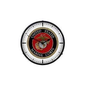  US Marine Corp Lighted Clock   Review 