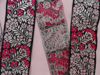 1Yd Jacquard Fabric 2 Wide Trim Ribbon 226 9  