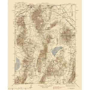  USGS TOPO MAP SONOMA RANGE QUAD NEVADA (NV) 1939
