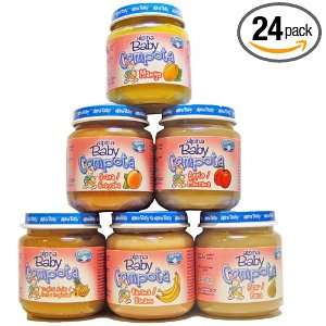 Pack of 24 Alpina Baby Fruit Puree (6 Flavors)  Grocery 