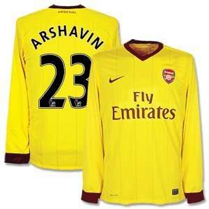    10 11 Arsenal Away L/S Jersey + Arshavin 23