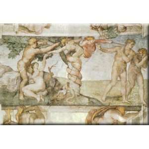  the Fall of Adam and Eve 30x21 Streched Canvas Art by 