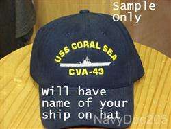 USS MIDWAY CV 41 EMBROIDERED CAP HAT  