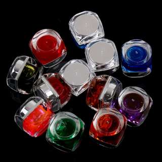 New 12 Colors Pure Translucence Nail Art UV Builder Gel  