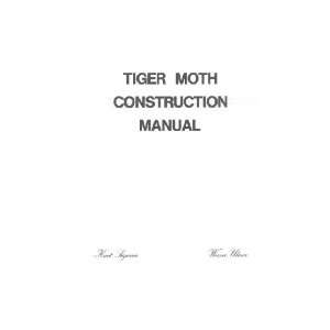   Tiger Moth Aircraft Construction Manual De Havilland Canada Books
