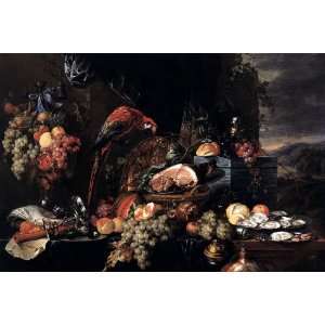   Jan Davidsz de Heem   24 x 16 inches   Banquet Piece