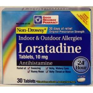  GNP Non Drowsy Loratadine 10mg (30 Tablets) Health 