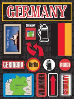 REMINISCE JET SETTERS GERMANY TRAVEL VACATION 3D DIMENSIONAL SCRAPBOOK 