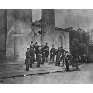  1863 photo Gen. S.P. Heintzelman and staff, Arlington 