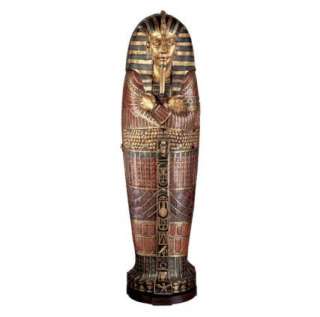 King Tutankhamen Sarcophagus Cabinet 6¼ feet Egyptian Pharoah King 