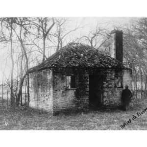  1900 photo Slave quarters at the Hermitage Plantation 