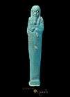 ANCIENT EGYPTIAN SAITE PERIOD GLAZED FAIENCE SHABTI ushabti 023685
