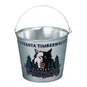  Minnesota Timberwolves Metal Pail Made Of Rust Resistant Galvanized 