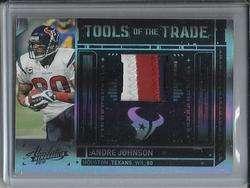 Andre Johnson 2010 Absolute TOTT Jersey Patch #02/50 (3 Colors)  