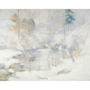  Winter Harmony by John Henry Twachtman. Size 19.13 X 24.00 