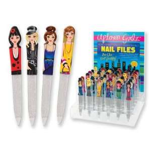    New Uptown Girlz Nail File Professional Manicure Girl  Beauty