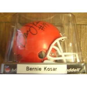Bernie Kosar Signed Mini Helmet