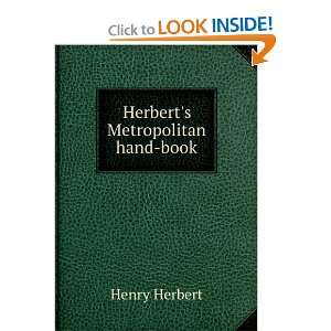  Herberts Metropolitan hand book Henry Herbert Books