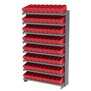  Akro Mils APRS142 RED Single Sided Pick Rack with 72 31142 