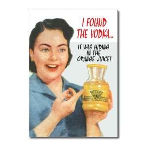  Funny Birthday Card Vodka Hiding Humor Greeting Ephemera 