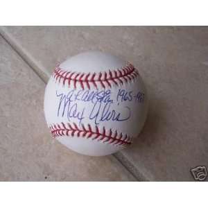  Max Alvis Cleveland Indians As Signed Official Ml Ball 