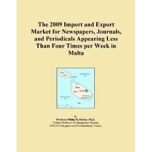  The 2009 Import and Export Market for Newspapers, Journals 