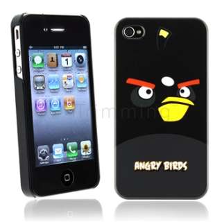 Gear4 Angry Birds Blk Bomber Case For iPhone 4 4S 4G 4GS  