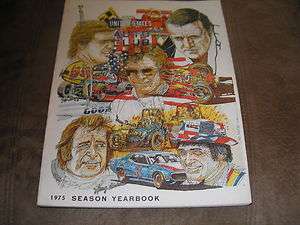 Vintage 1975 USAC United States Auto Club Season Yearbook AJ Foyt 