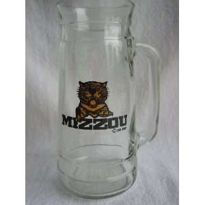  University of Missouri Glass Mug 7 Tall 