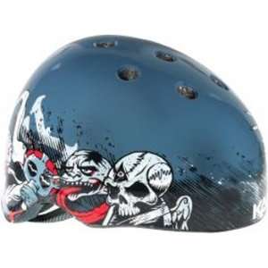   Kali Skulls Adult Samra BikeMX BMX Helmet   Gray / Small Automotive