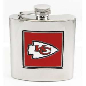   Kansas City Chiefs   NFL Stainless Steel Hip Flask