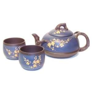  Blossom Yixing Teapot Set 19 oz.