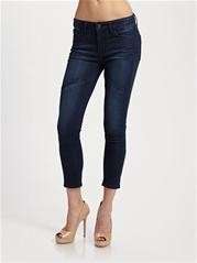   RIDER MIDRISE SKINNY CROPPED WOMEN JEANS WITH ANKLES ZIP SZ 27  