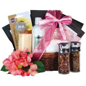 Mothers Day Relax Spa Tea Gift Basket Grocery & Gourmet Food