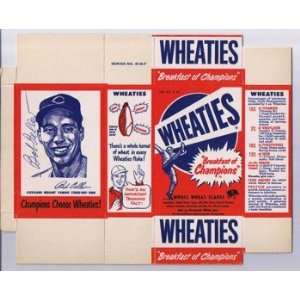   Feller Autographed Vintage Wheaties Mini Box (unfolded)   New Arrivals