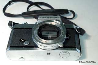 Nikon FT2 Nikkormat camera body only chrome FT 2  