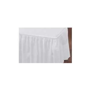   White Plastic Tableskirts w Adhesive Strip 29x14 