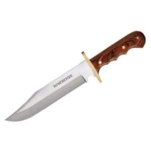 com Winchester Knives G1206 Large Bowie Fixed Blade Knife with Finger 