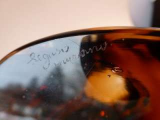 SIGNED SEGUSO MURANO RAM ANTELOPE FIGURINE ITALIAN ART GLASS 8 FIGURE 