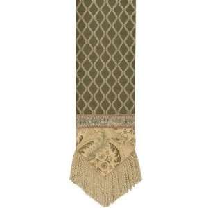  Contessa 12.5 x 72 Table Runner with Braid & Tassels 