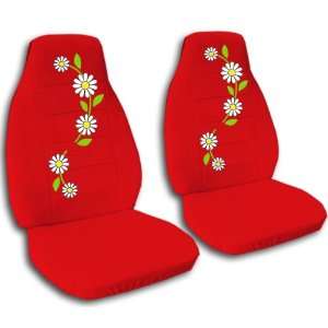  covers with Daisies for a 2012 Nissan Sentra. Side airbag friendly