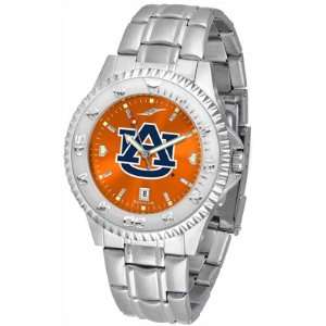  Auburn Tigers Competitor AnoChrome Steel Band Watch 