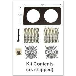 com Fan Bracket 120mm Kit for (2 Hole / Bare Kit ) Multimedia Cabinet 