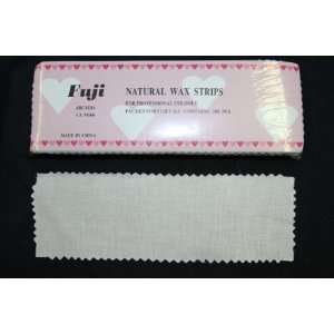  FUJI Wax Strips Natural White Color (100 Pcs) Beauty
