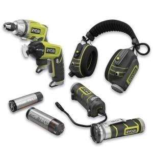 Ryobi Tek4 5 Pc. Combo Kit 4 volt Lithium Ion Tools (Retail Package)