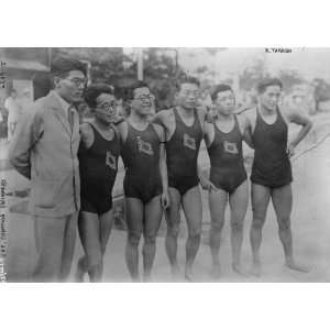  1926 Aug. 25 photo Japanese champion swimmers