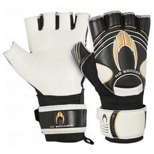  HO Soccer Futsal Goalie Gloves Black/Gold/5 Sports 